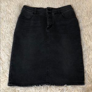 Guess Grey Jeans High Waister Skirt - Size 28